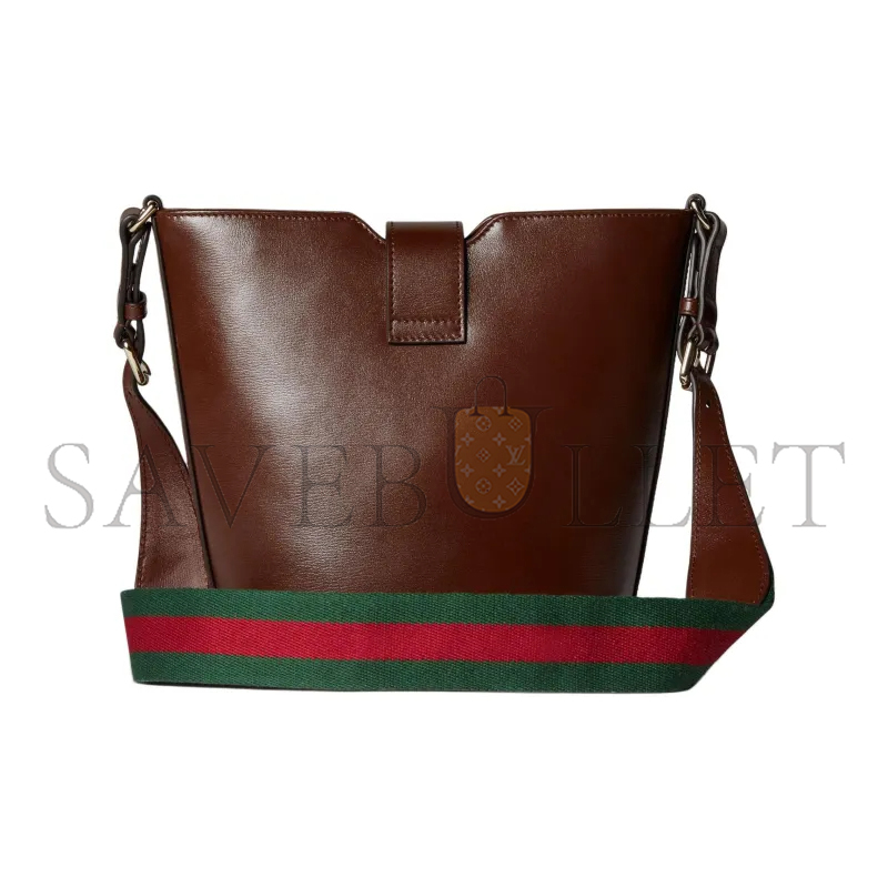 G*u*i leather mini bucket 782908 (20.5*18.5*12.5cm)